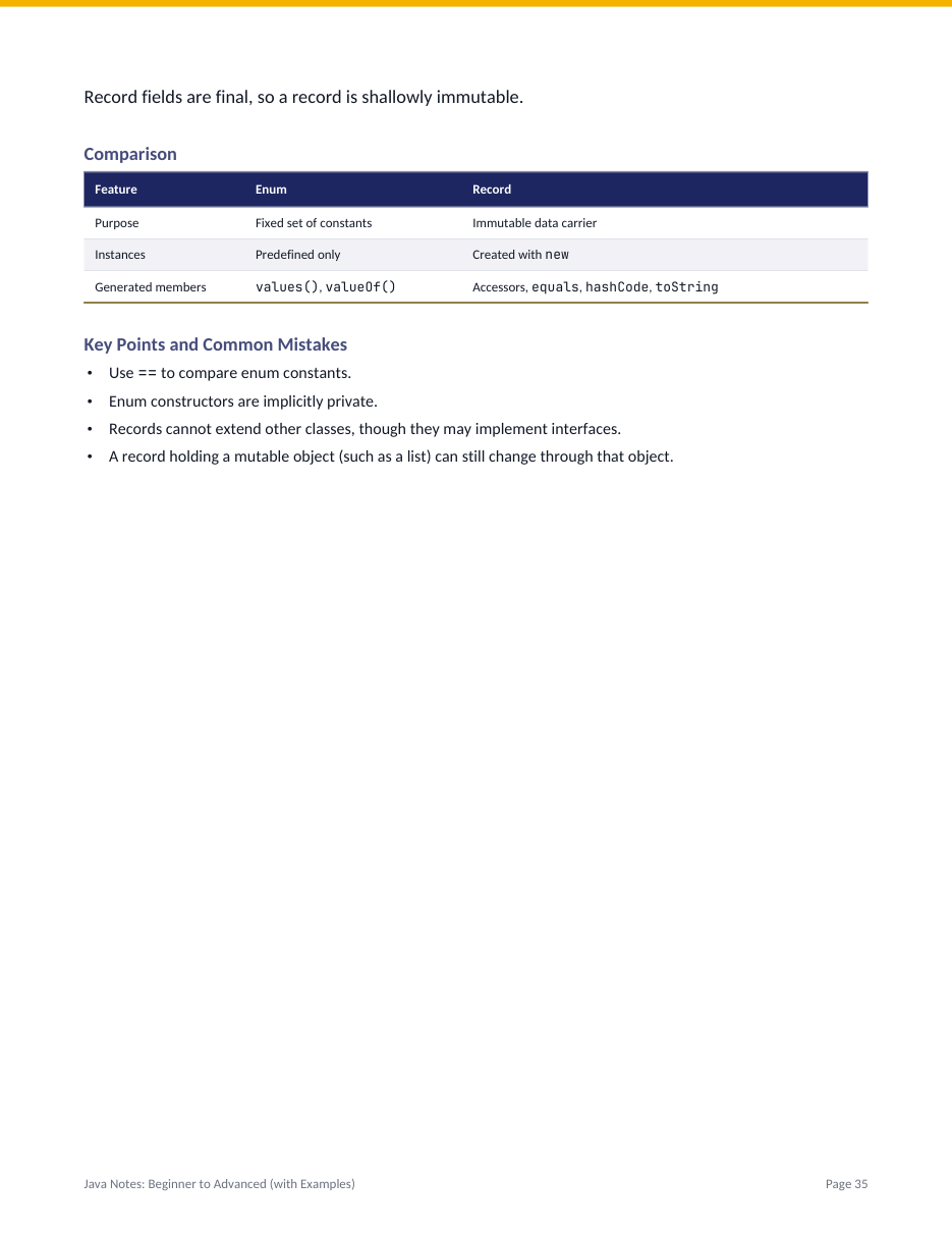 Java Notes: Beginner to Advanced (with Examples) — page 35