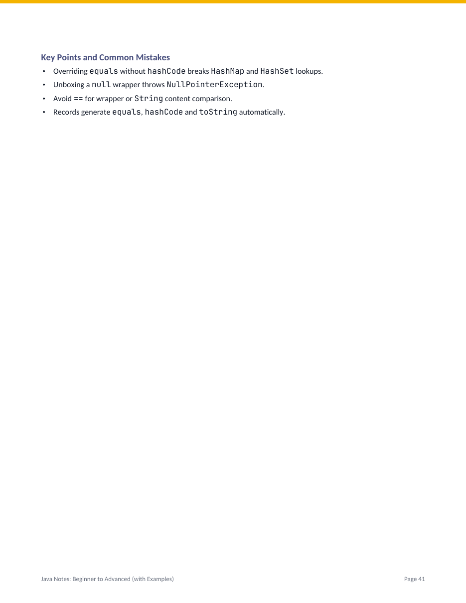 Java Notes: Beginner to Advanced (with Examples) — page 41