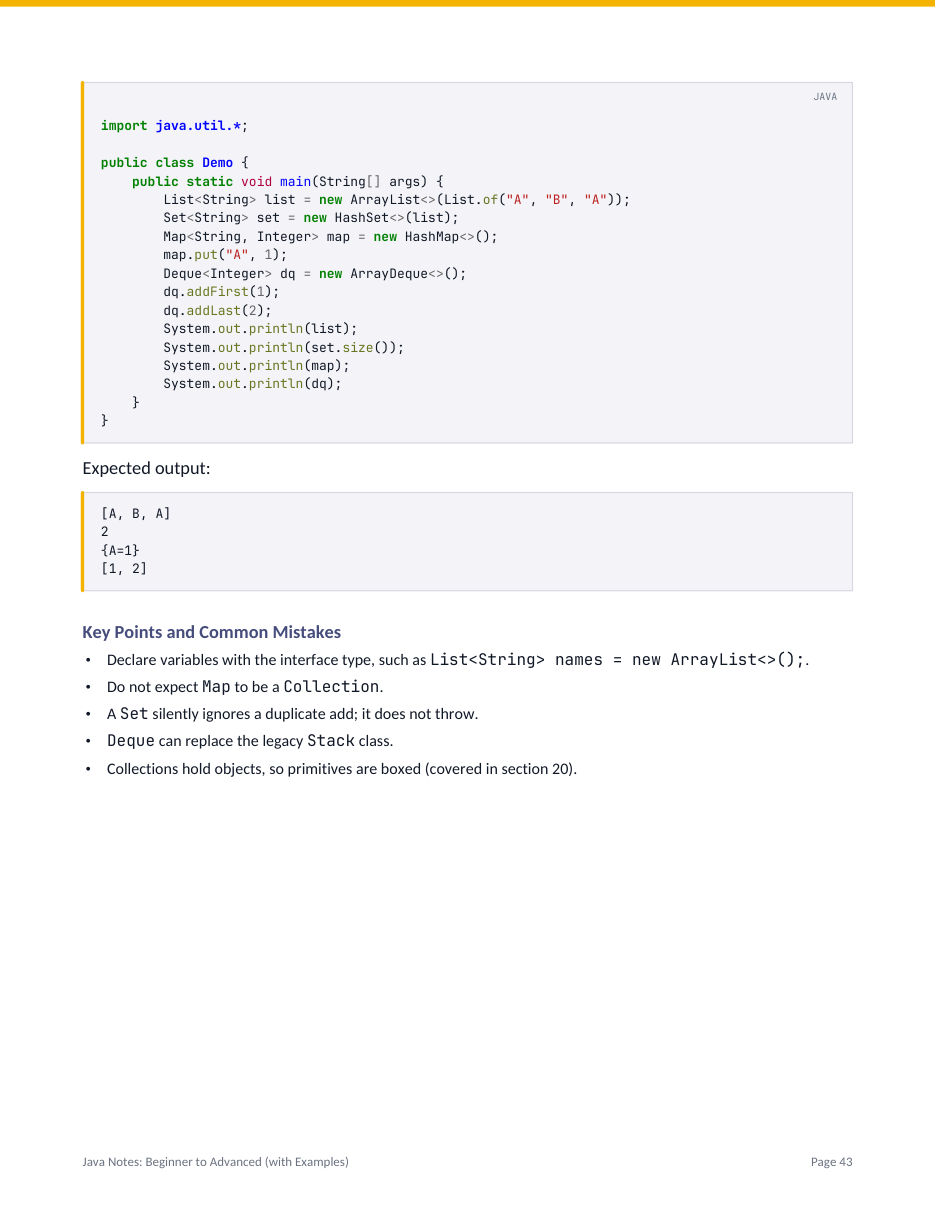 Java Notes: Beginner to Advanced (with Examples) — page 43
