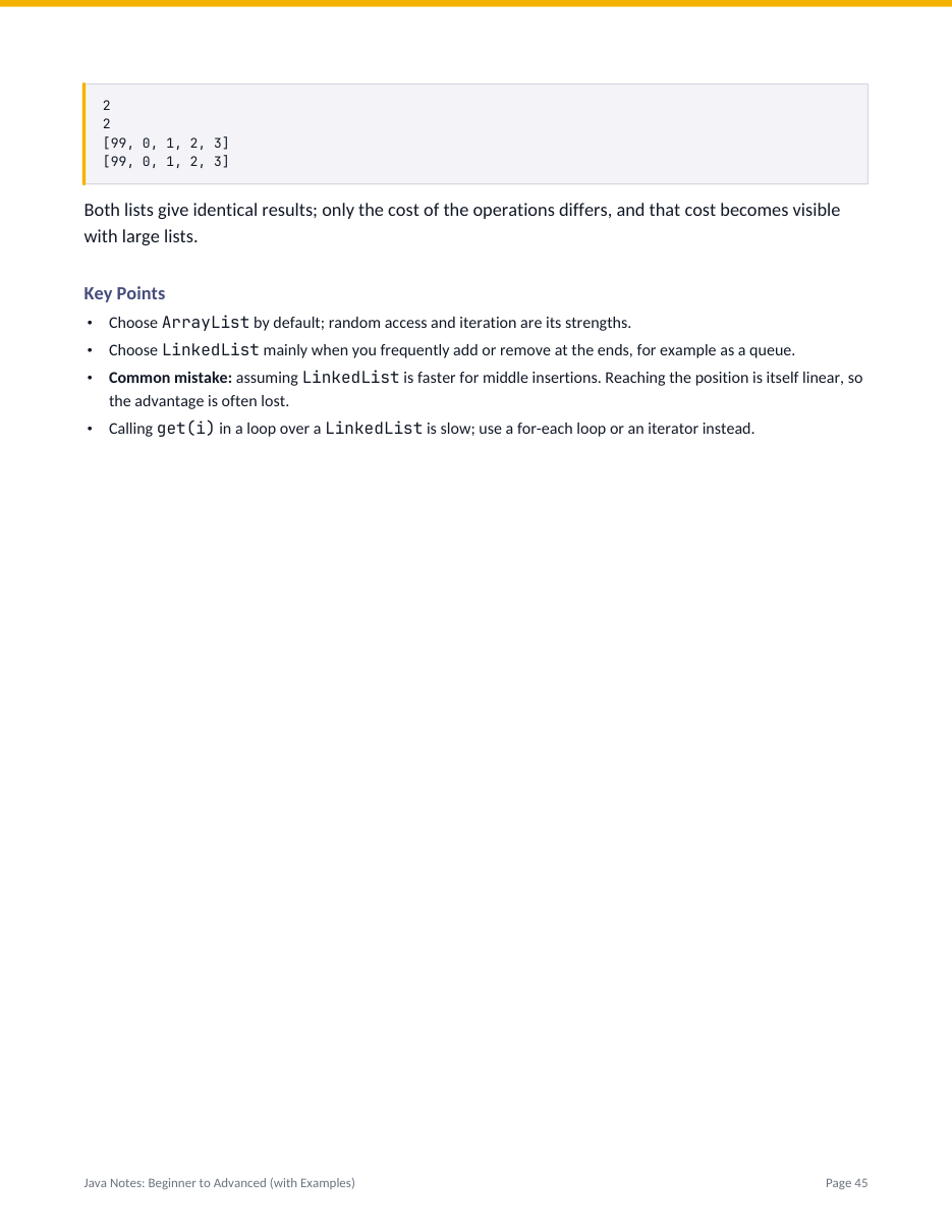 Java Notes: Beginner to Advanced (with Examples) — page 45