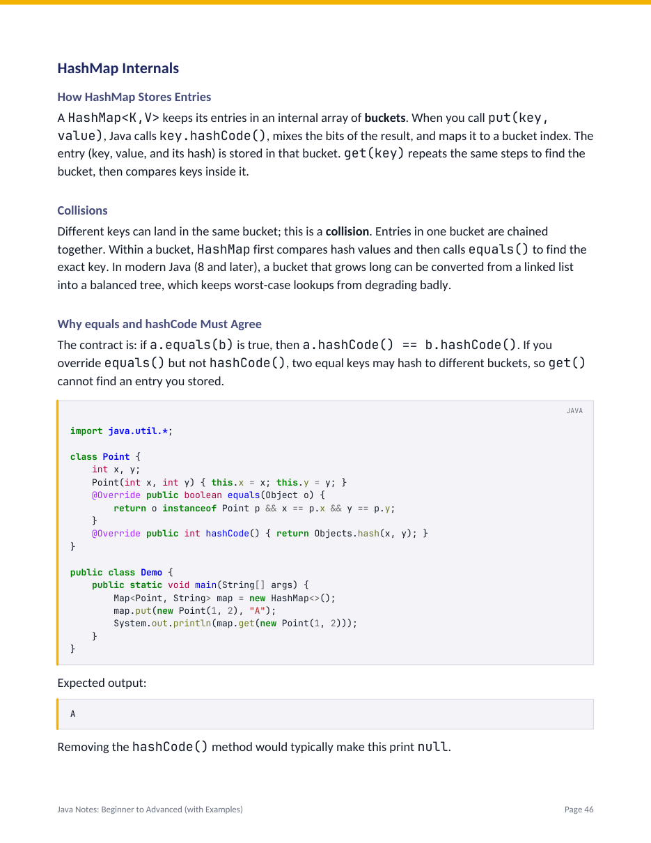 Java Notes: Beginner to Advanced (with Examples) — page 46