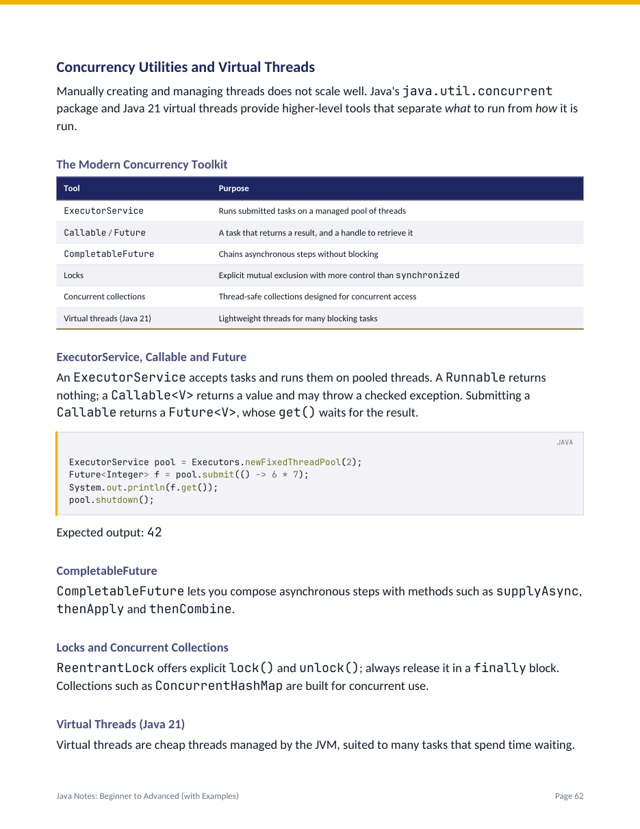 Java Notes: Beginner to Advanced (with Examples) — page 62