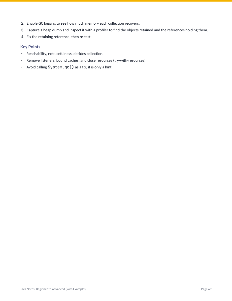 Java Notes: Beginner to Advanced (with Examples) — page 69